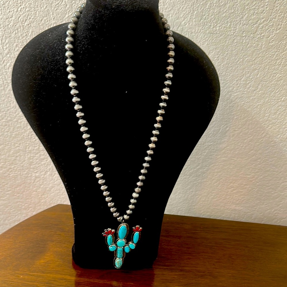 Turquoise and Silver Necklace